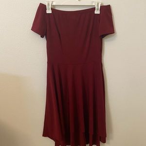 Maroon dress